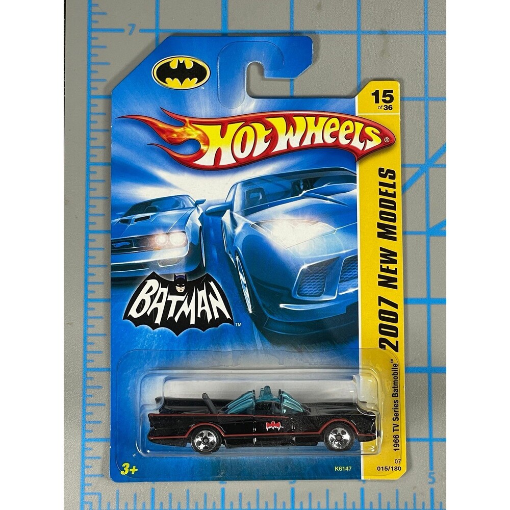 Mattel Hot Wheels 2007 New Models 1966 TV Series Batmobile Batman Diecast Car